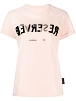 izzue t-shirt en coton à logo imprimé - Rose