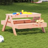 Picknicktafel voor kinderen 88x97x52 cm massief douglashout - thumbnail