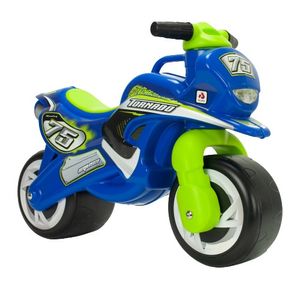 Injusa Tundra loopmotor jongens 69 cm blauw/groen