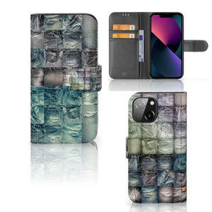 Wallet Case met Pasjes iPhone 13 Mini Spijkerbroeken