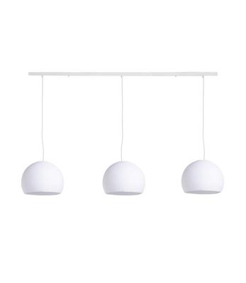 Cotton Ball Lights Drievoudige hanglamp balk - Driekwart White Cotton Ball Lights Drievoudige hanglamp balk - Driekwart White