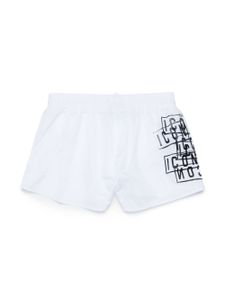 DSQUARED2 KIDS short de bain à logo Icon imprimé - Blanc