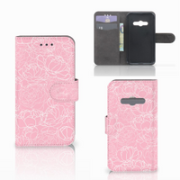 Samsung Galaxy Xcover 3 | Xcover 3 VE Hoesje White Flowers - thumbnail