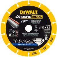 DeWalt Accessoires EXTREMEMETAL doorslijpschijf metaal 180x22.23x1.5mm - DT40254-QZ - thumbnail