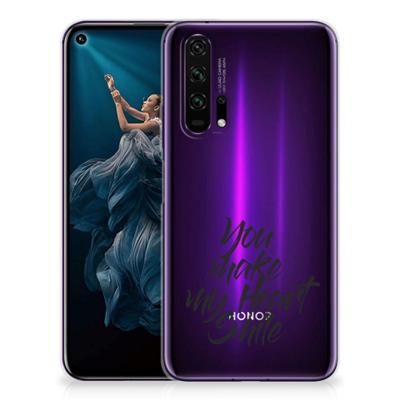 Honor 20 Pro Siliconen hoesje met naam Heart Smile