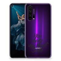 Honor 20 Pro Siliconen hoesje met naam Heart Smile