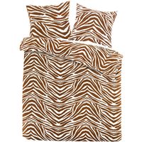 Day Dream Dekbedovertrek Flanel Zebra -2-persoons (200 x 200/220 cm)