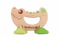 Everearth Rammelaar krokodil 11 cm blank