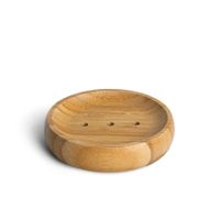 Round Bamboo Soap Holder - thumbnail