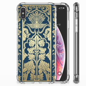 Apple iPhone Xs Max Case Beige Flowers