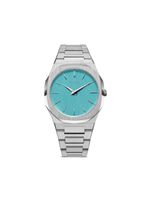 D1 Milano montre Ultra Thin 38 mm - Bleu - thumbnail