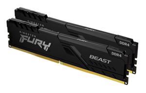 Kingston FURY Beast Werkgeheugenset voor PC DDR4 32 GB 2 x 16 GB 2666 MHz 288-pins DIMM CL16 KF426C16BB1K2/32