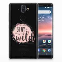 Nokia 9 | 8 Sirocco Telefoonhoesje met Naam Boho Stay Wild