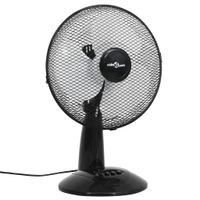 VidaXL Tafelventilator 3 snelheden 40 W 30 cm zwart - thumbnail