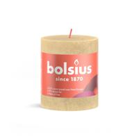 Bolsius Stompkaars 80/68 Rustiek Haver Beige- Oat Beige