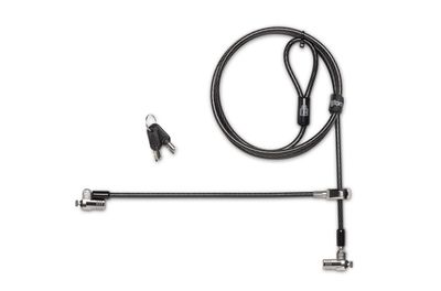 Kensington Laptopslot Sleutelslot Aansluiting voor twee laptops, Supersterke T-Bar sluitkop voor bescherming tegen 2430 mm Microsaver 2.0 Twin