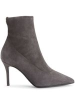 Giuseppe Zanotti bottines Mirea 90 mm en cuir - Gris - thumbnail