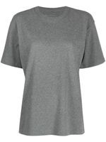 Alexander Wang t-shirt à logo pailleté - Gris