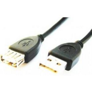 Gembird 1.8m USB 2.0 A M/FM USB-kabel 1,8 m USB A Zwart