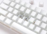 Ducky One 3 Aura White SF toetsenbord USB QWERTY US International Wit - thumbnail