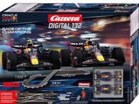 Carrera Digitaal 132 / Formula 1 Race of The Champions/Red Bull Racing RB20 M. Verstappen vs. S. Pérez / 7,3 m racetrack/Wireless 2.0 / Up to 6 Drivers/schaal 1:32 Formule 1 Racetrack Set