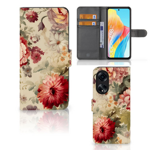 Hoesje voor OPPO A98 5G Bloemen