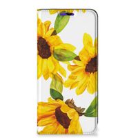 Smart Cover voor Samsung Galaxy A13 (5G) | Samsung Galaxy A04s Zonnebloemen - thumbnail