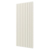 Plieger Designradiator Cavallino Retto Dubbel 1936 Watt Middenaansluiting 180x75,4 cm Wit Structuur - thumbnail