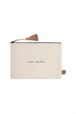Zusss make up tasje ciao bella linnen Zusss make up tasje ciao bella linnen