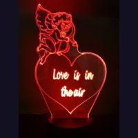 3D LED LAMP - CUPIDO HART