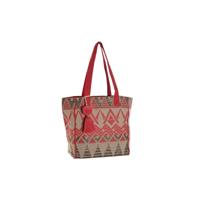 Home ESPRIT schoudertas, beige, fuchsia, 31 x 16 x 66 cm