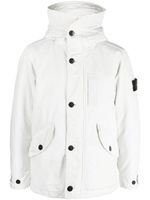 Stone Island parka David-PC à capuche - Blanc