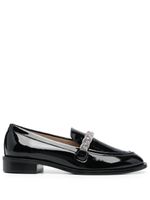 Stuart Weitzman mocassins Palmer Highshine en cuir - Noir - thumbnail