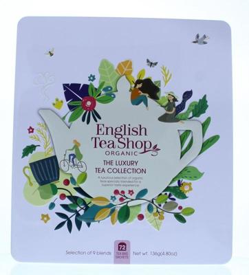 English Tea Shop Luxury tea collection gift tin bio (72 st)