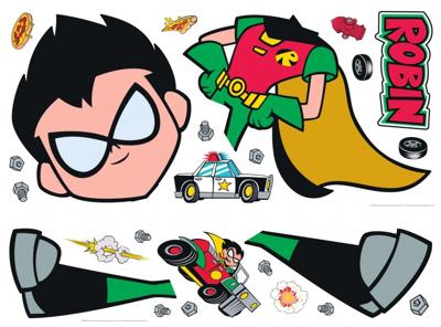 RoomMates muurstickers Teen Titans GO! vinyl 24 stuks