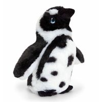 Keel Toys pluche Humboldt pinguin knuffeldier - wit/zwart - staand - 18 cm   - - thumbnail