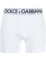 Dolce & Gabbana boxer à bande logo - Blanc