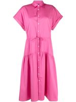 Polo Ralph Lauren robe-chemise Canna à volants superposés - Rose - thumbnail