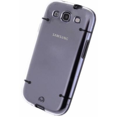 Mobilize MOB-HCTB-I9300 mobiele telefoon behuizingen Hoes Zwart, Transparant