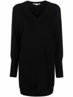 Stella McCartney robe en maille à col v - Noir