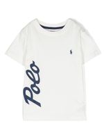 Ralph Lauren Kids t-shirt à motif Polo Pony - Blanc