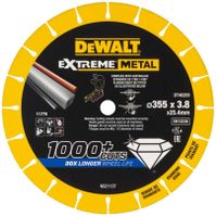 DeWalt Accessoires EXTREME METAL | Doorslijpschijf metaal | 355x(25.4/20)x3.8 mm - DT40259-QZ