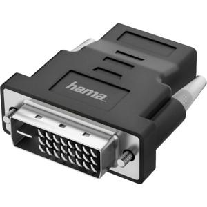 Hama 00200338 DVI / HDMI Adapter [1x Britse stekker - 1x DVI-D-stekker] Zwart