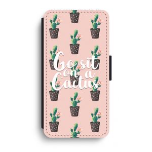 Cactus quote: iPhone XR Flip Hoesje