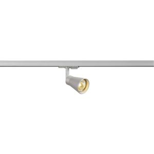 SLV 144204 230V-railsysteem lamp GU10 Zilver-grijs