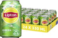 Lipton Lipton - Ice Tea Green Low Sugar 330ml 24 Blikjes - thumbnail