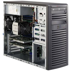 Supermicro SC732D4-903B Midi-tower PC-behuizing Zwart