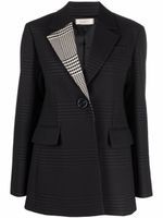 Nina Ricci blazer à motif pied-de-poule - Noir