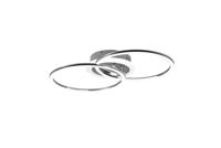 Trio Led plafondlamp Venida dimbaar 2-rings chroom R62783406 - thumbnail