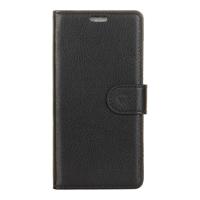 Shop4 - Samsung Galaxy S9 Hoesje - Wallet Case Lychee Zwart